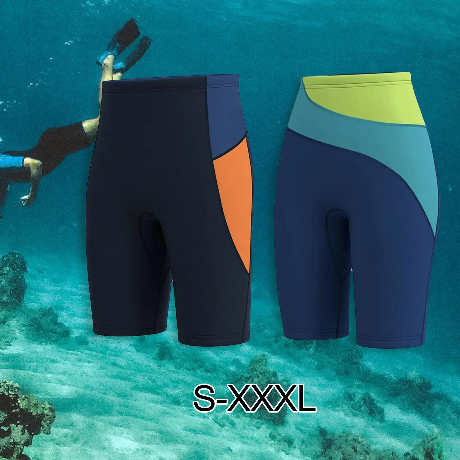 

Men's Diving Shorts 3mm Neoprene Shorts Wetsuit Pants Wetsuit for Surfing