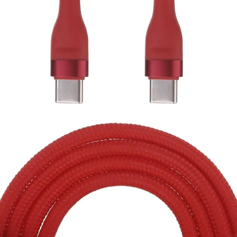 

Durable Type C to Type C Charging Cable 66W Male to Male Braided Quick