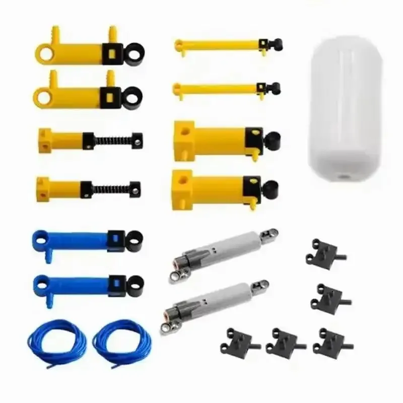 

MOC Technical Hose Air Pump Tank Push Rod Putter Switch Piston Compatible With legoeds Pneumatic Parts 42043 47225 61904 9641