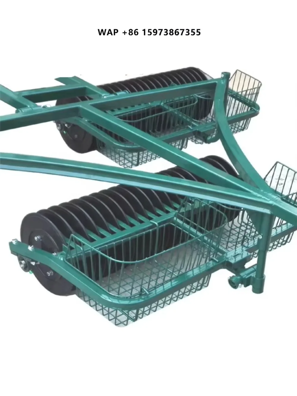 Course Equipment 3 Section Golf Ball Picker 3 Gang Golf Ball Picker Machine Course Machinery Retriever