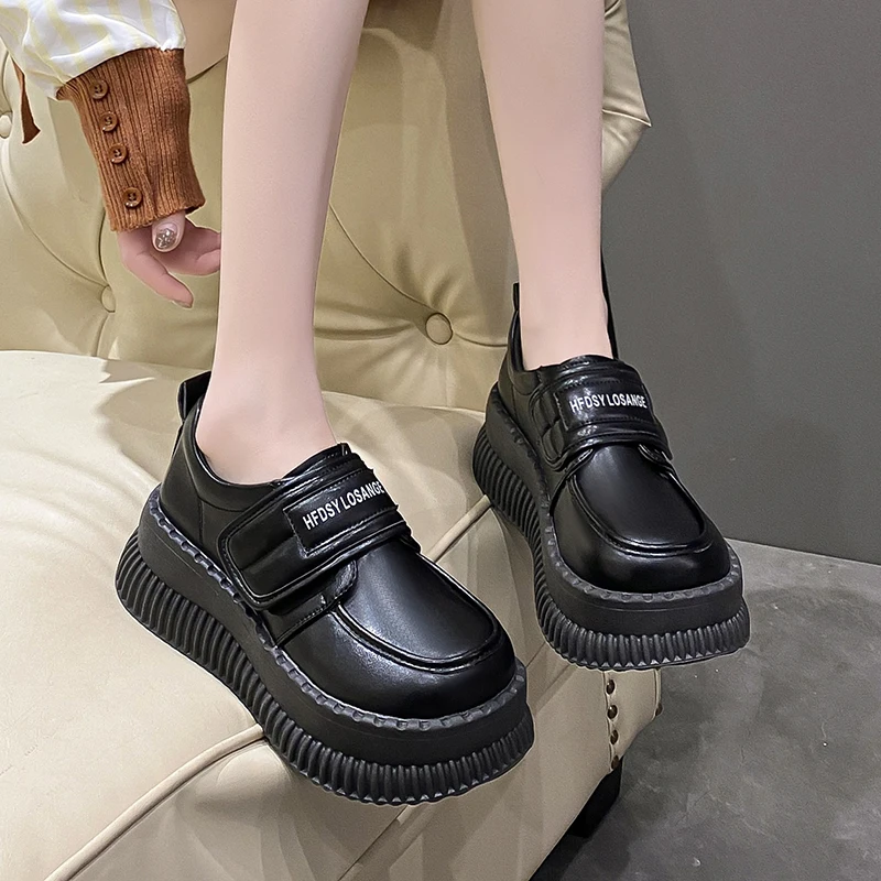 

Little Leather Shoes Women's 2024 New Fashion Spring and Autumn Season New British Popular Soft Leather Mary Jane Lefu Shoes