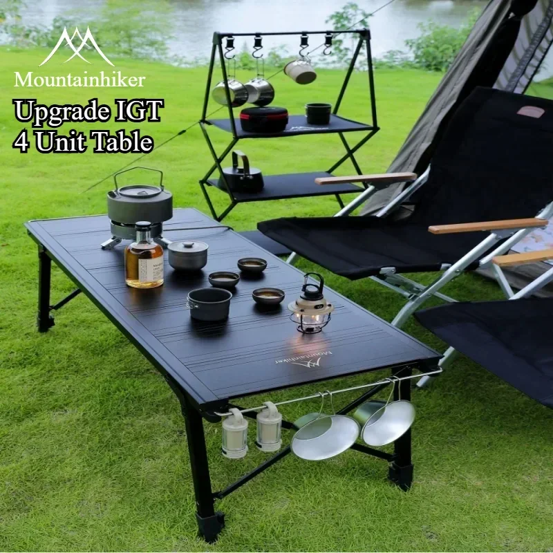 Mountainhiker Folding Table IGT Camping Lift, Portable Outdo