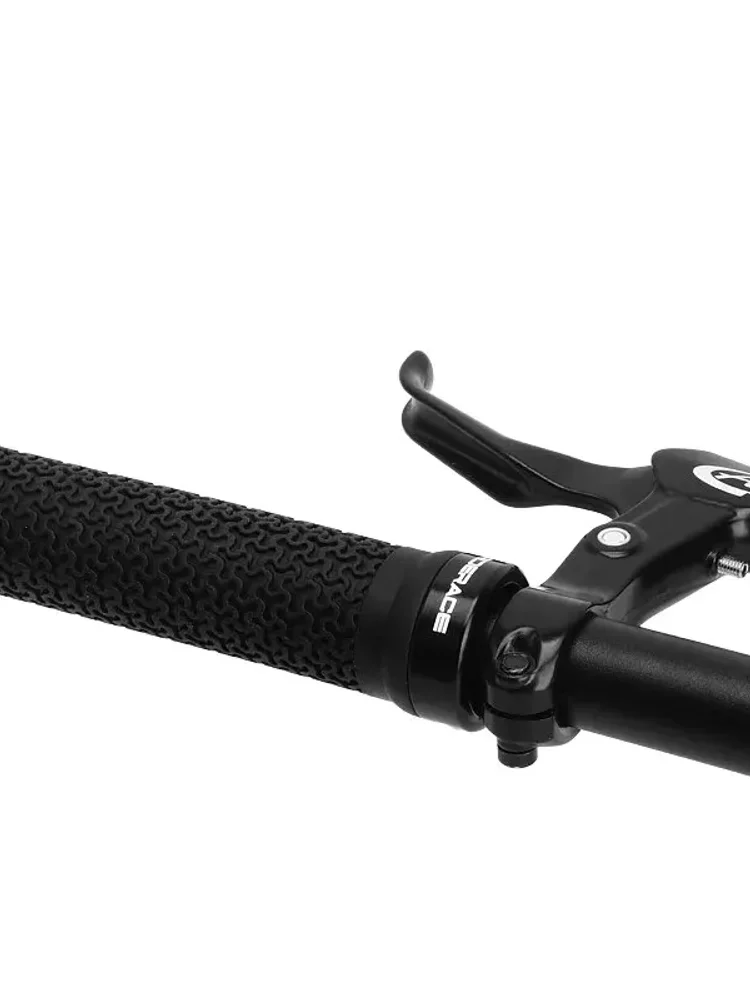 AliExpress NONE RIDERACE Bicycle Handle Bar Grips MTB Mountain Bike Soft Single-sided Locking Handlebar Cover Plug Rubber Non-slip Cycling Grip