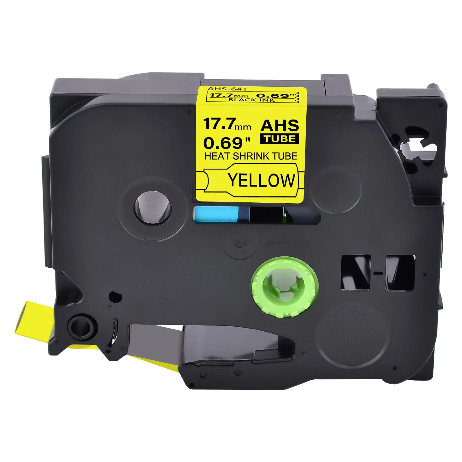 

1PK Black/Yellow Compatible For Brother Ratio 2:1 HSe-641 0.69" Heat Shrink Tube