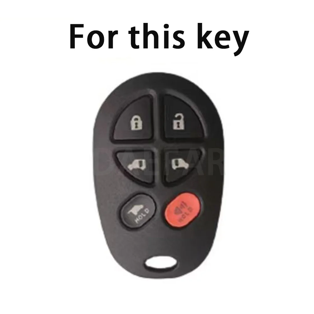 6 Buttons TPU Remote Car Key Fob for Toyota Sienna Tundra Sequoia Tacoma Camry Highlander Aurion 2004-2018 Auto Accessories view 2