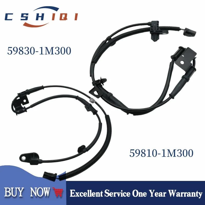 

59810-1M300 59830-1M300 2 PCS Front Left Right ABS Wheel Speed Sensor for Kia Forte L4 2.0L 2.4L ALS1966 5S12357 ALS1965 5S12356