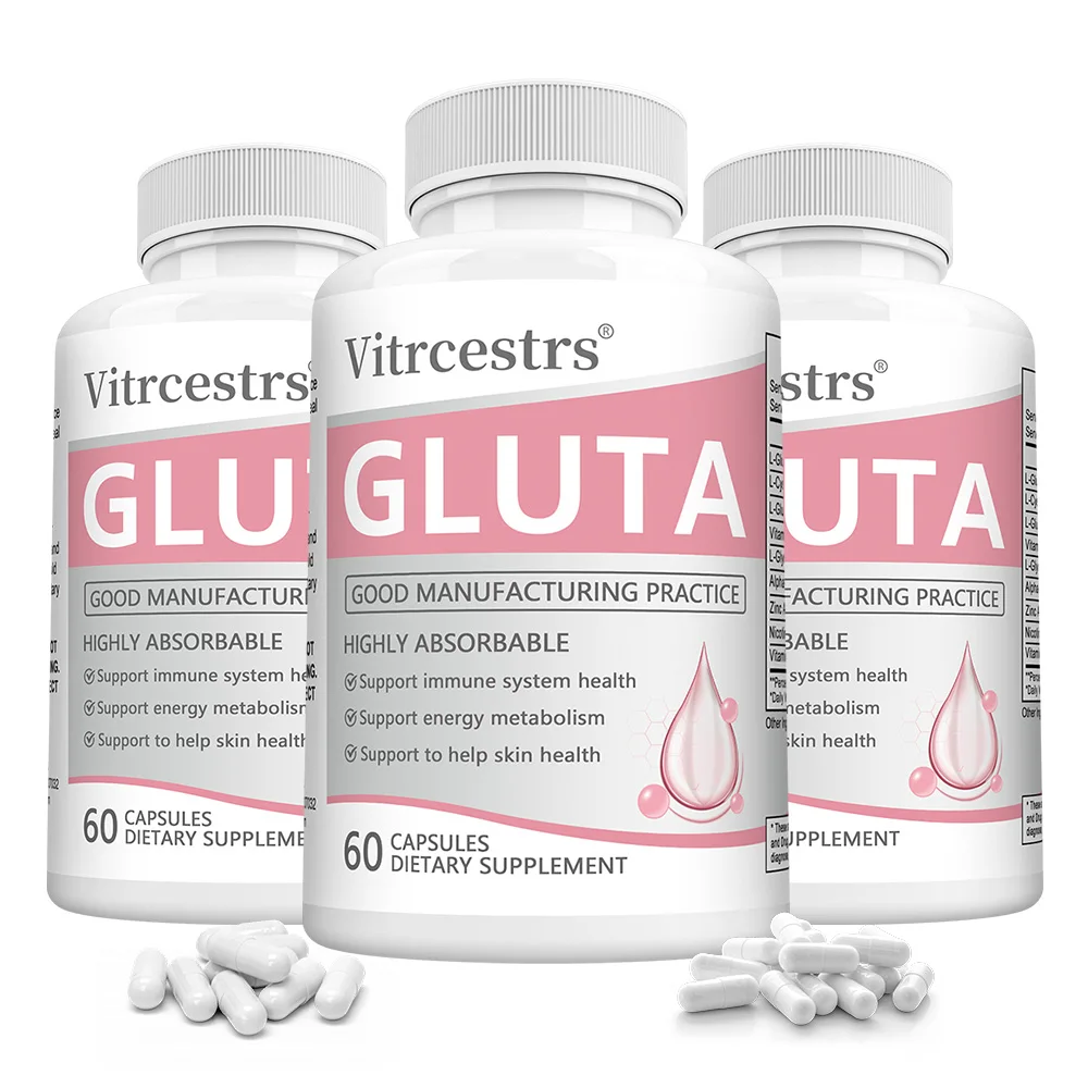 

Glutathione Capsules, High Absorption, Daily Nutritional Supplement for Liver Care, Brain Wellness, Immune Balance, Radiant Skin
