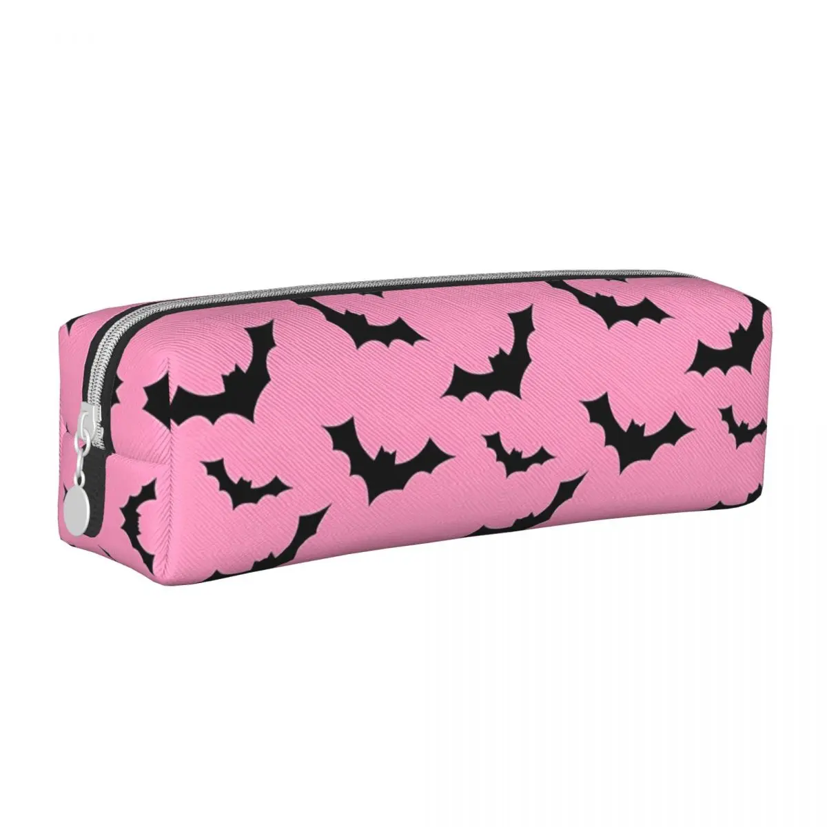 monster high lapis case morcego rosa manga couro do plutonio lapis bolsa menino menina adoravel grande escola lapis cases papelaria 01