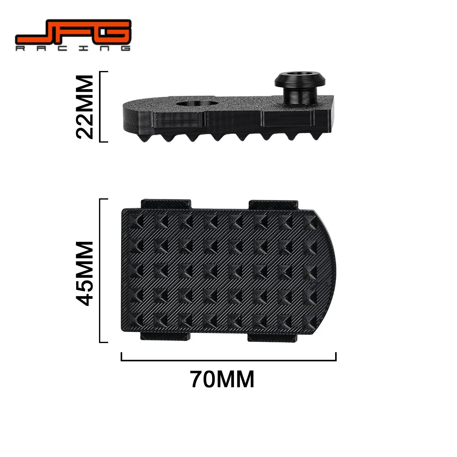 For CFMOTO 450MT IBEX 450 800MT-X 1000MT-X Foot Pegs Insert Non-Slip Plate Pad Motorcycles Parts