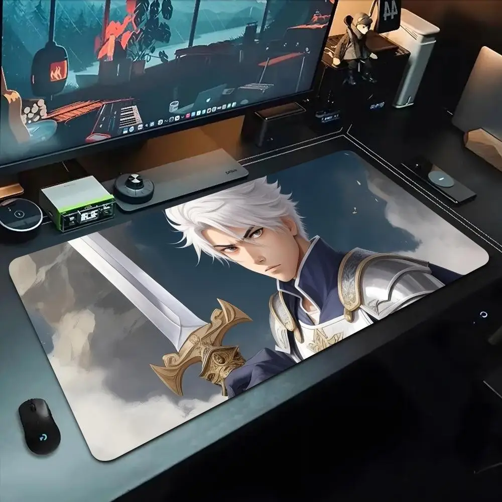 

Коврик для мыши с изображением аниме-воина, 500x1000 мм, большой игровой коврик для мыши, XL, резиновый, для геймеров, для клавиатуры, для ноутбука, настольный коврик