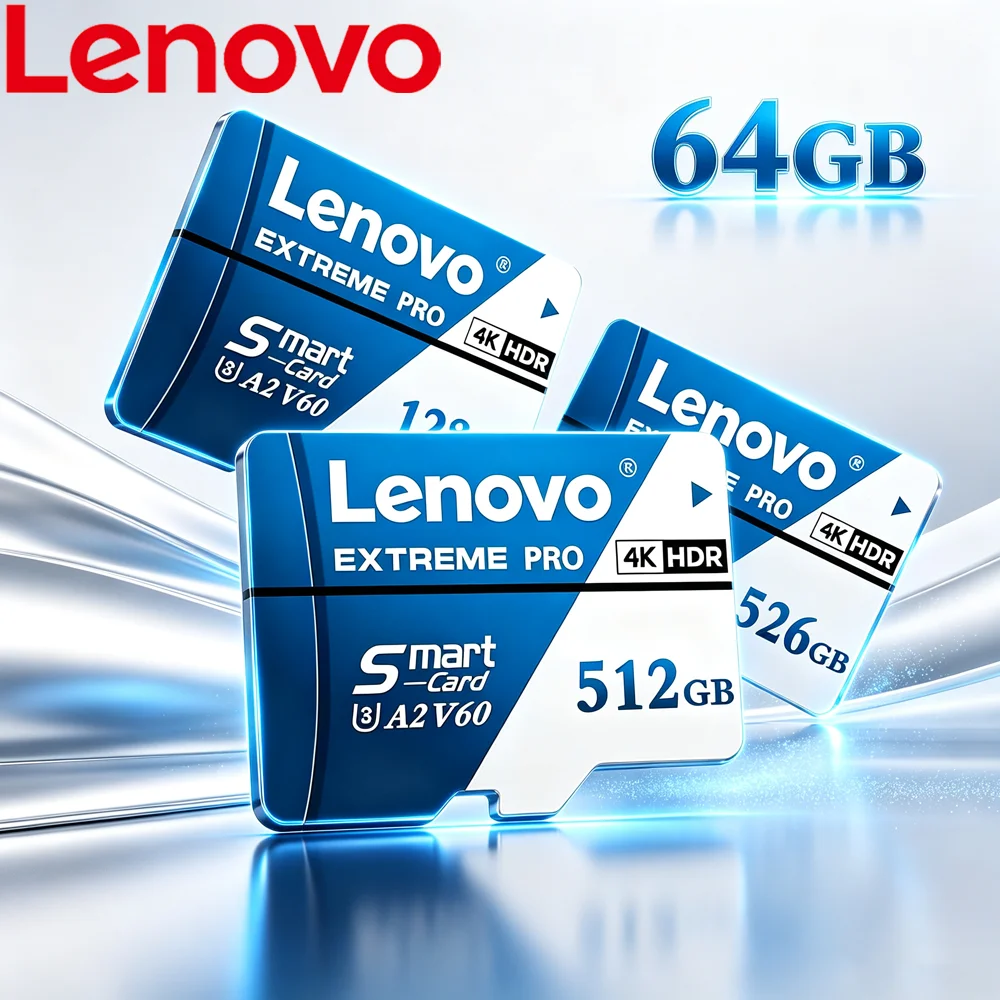 Карта памяти Lenovo microSD Express Card 512 ГБ/128 ГБ для Nintendo Switch 2, высокоскоростное чтение/запись до 880 МБ/с, 650 МБ/с, SanDisk