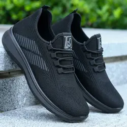 New Men's Shoes Sports Flats Casual Shoes 2024 New Fashion Breathable Walking Shoes Lightweight and Comfortable Men's Shoe