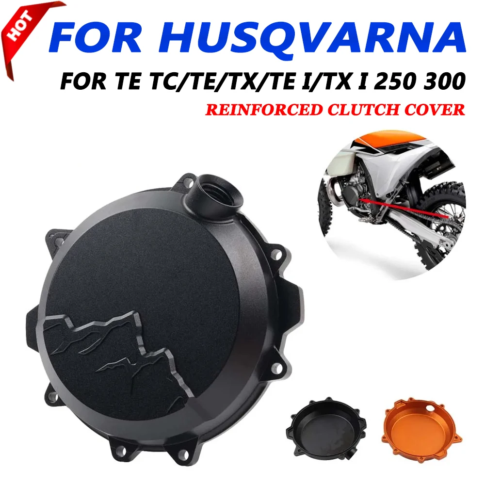 

For Husqvarna 250 300 TC TE TX TE TX 250i 300i 20217 - 2020 2021 2022 2023 Motocross Accessories Reinforced Clutch Cover Guard