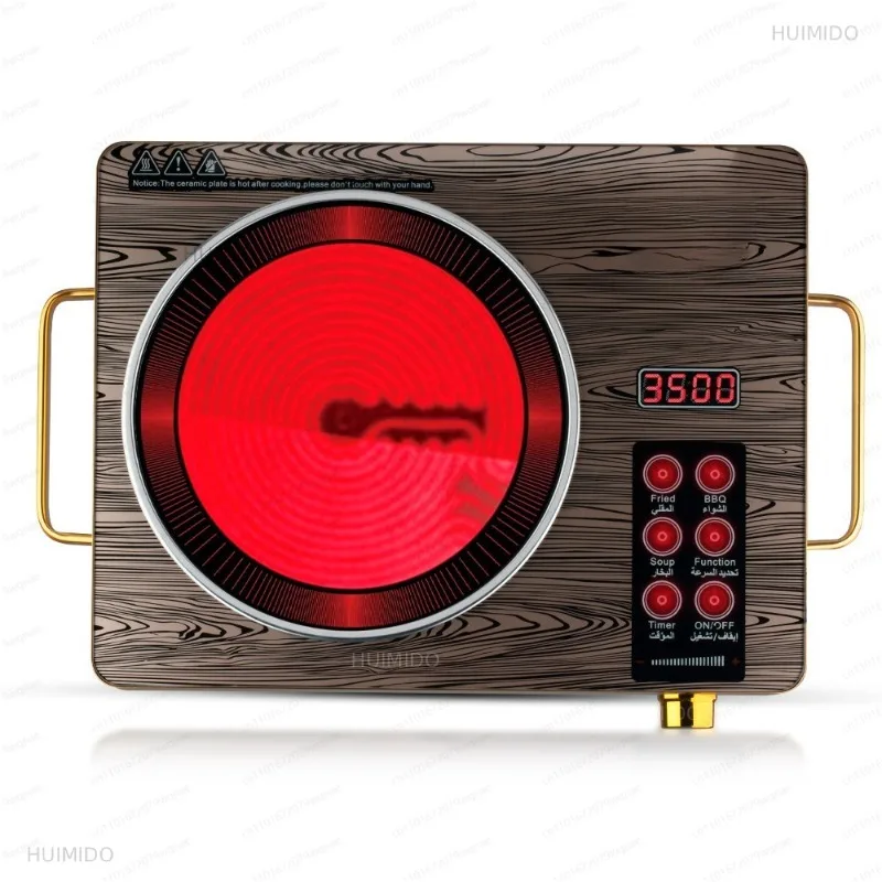 European standard electric ceramic stove household multi-functional high-power stir-fried hot pot light wave induction cooker