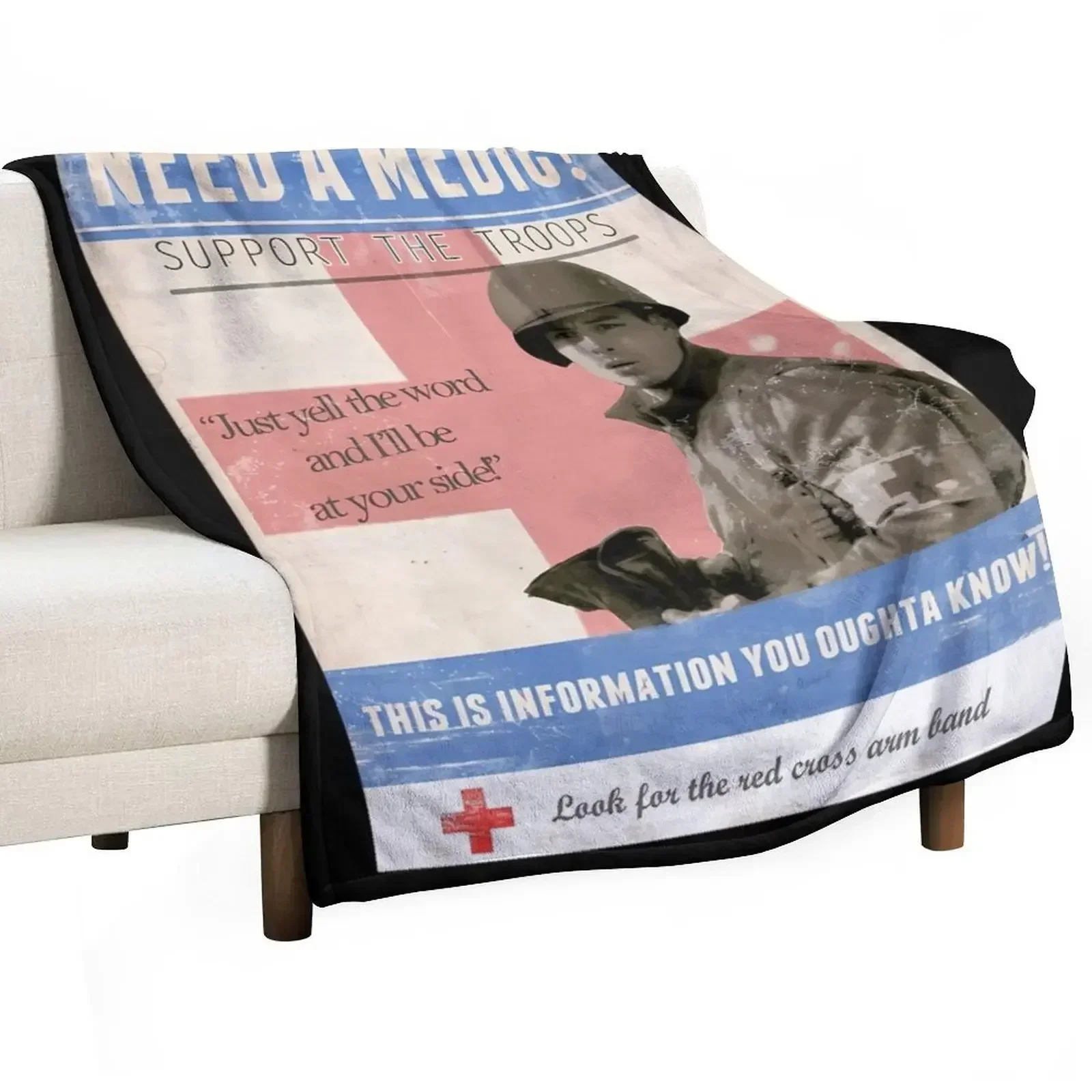 

Doc Roe Band of Brothers Throw Blanket Weighted Single Thin Blankets