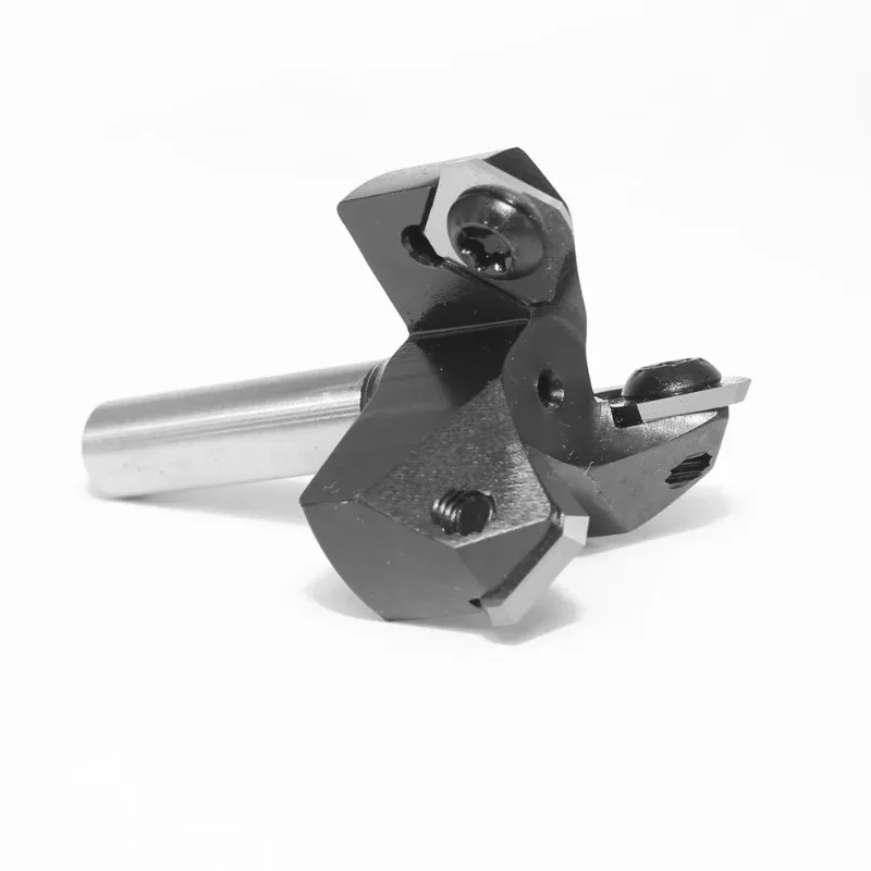 1pc Cnc Heavy Duty Spoilboard Plunging Surfacing Planing Fly Cutter & Slab Leveler  Cutters For Wood Router Bits End Mill view 6
