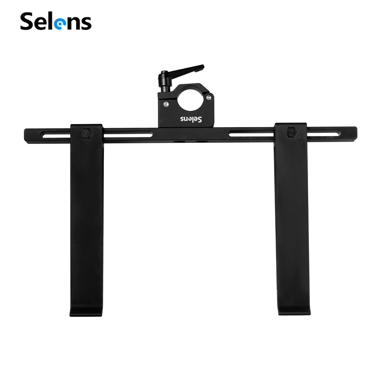 Selens Aluminum Tripod Holder Attachment Hooks Adjust width Hang Tripod Stands for Selens Cart Workstation Photography Studio