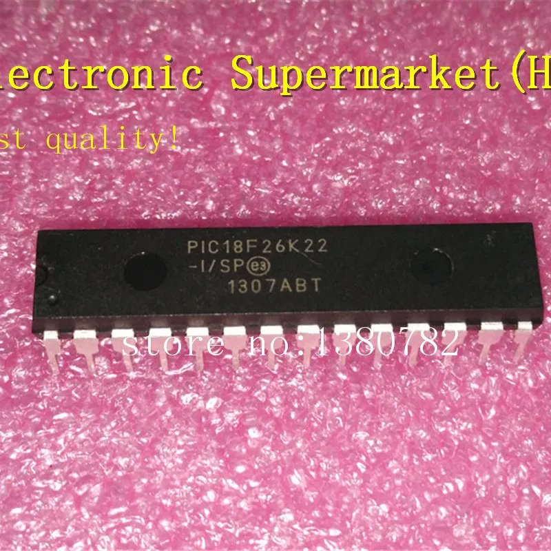 

Free Shipping 5pcs-20pcs PIC18F26K22-I/SP PIC18F26K22 18F26K22-I/SP DIP-28 New IC In stock!