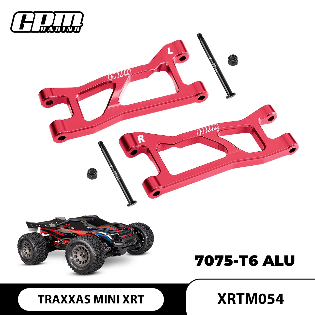 

GPM 7075 Alloy Front Upper Suspension Arms For TRAXXAS MINI XRT VXL 3S-108076-1