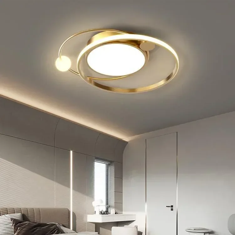 

Master bedroom led ceiling lights with simple modern Nordic light luxury creative personality restaurant room