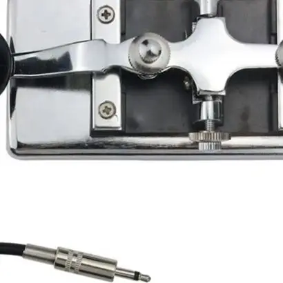K4 Manual Telegraph Key Metal For Morse Code Keyer For CW Shortwave For Radio Communication Practice Device Amateur For Ham