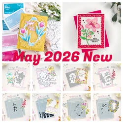 Sunlit Garden Citrus Still Lif Stamps Stencil Set New Metal Cutting Dies DIY Scrapbooking Card Paper Cards Handmade Album 2026 N