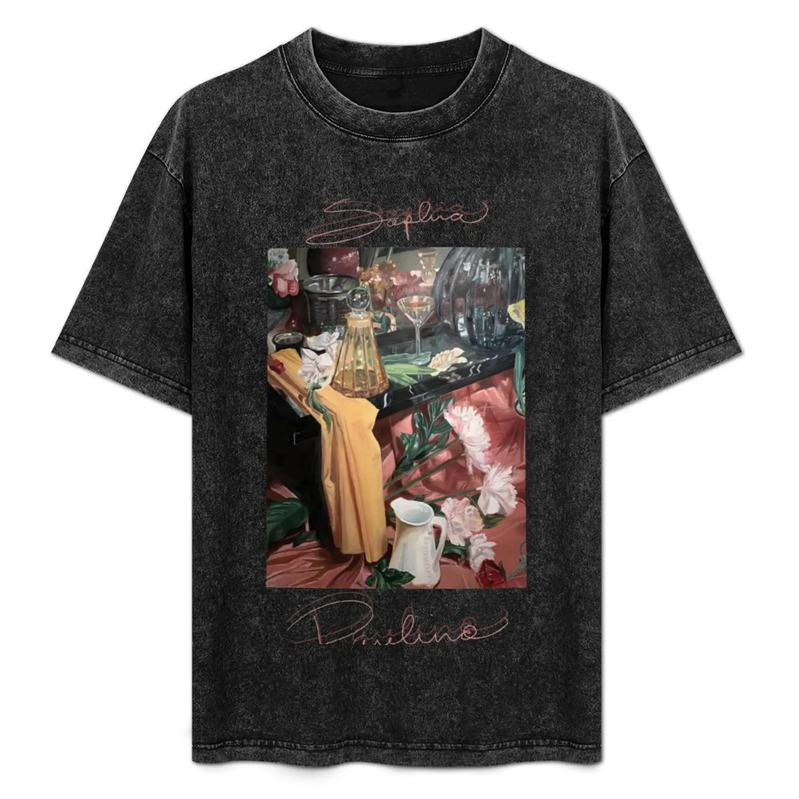 

Футболка с цветочным принтом, универсальная, больших размеров