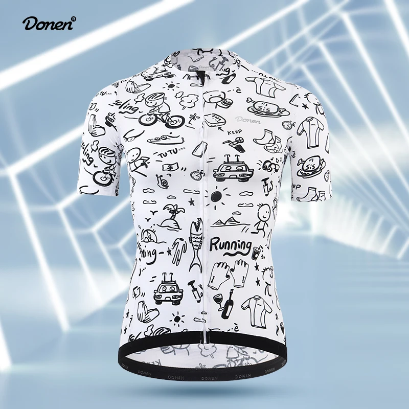 

DONEN 2022 Summer Cycling Jersey Set Mountain Bike Clothing MTB Bicycle Clothes Wear Maillot Ropa Ciclismo Men Cycling Set