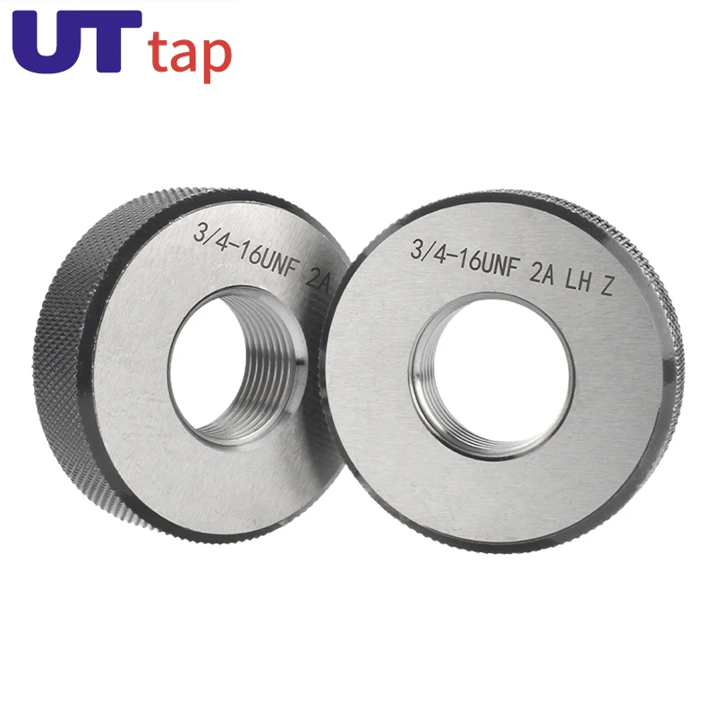 UT TAP 1SET(1*GO+1*NOGO) 2A Left Hand5/8 11/16 3/4 13/16 7/8 15/16 1'' 1''1/16UN/UNC/UNF/UNS/UNEF America Fine Thread Ring Gauge