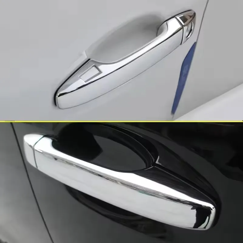 

For Toyota Mark X 2010 2011 2012 2013 2014 2015 2016 ABS Chrome Glossy Black Car Door Handle Cover Trims Car Styling Accessories