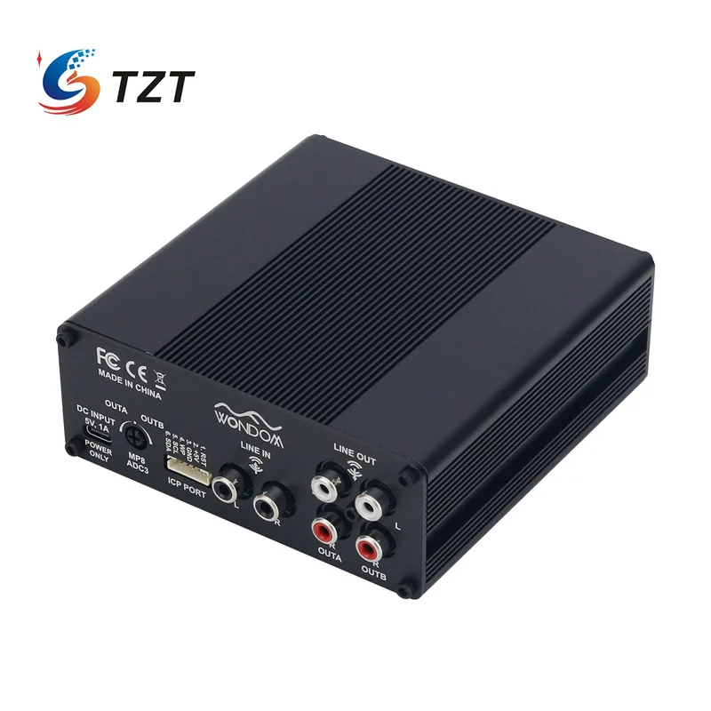 TZT WONDOM ADAU1701 2.1 4.0 DSP Digital Audio Processor Preamplifier Signal Board Two in Four Out Support for Sigmastudio