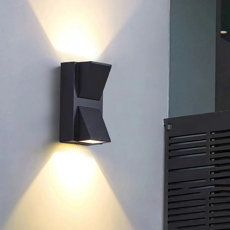 LED Wall Light Outdoor Waterproof Porch Garden Wall Lamp Indoor Bedroom Bedside Home Decoration Lighting Lamp