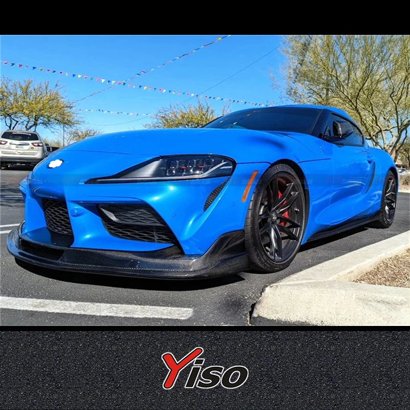 FOR TOYOTA SUPRA A90 Modified Carbon fiber Seibon V2 Front Lip Aerodynamic kit Front Spoiler