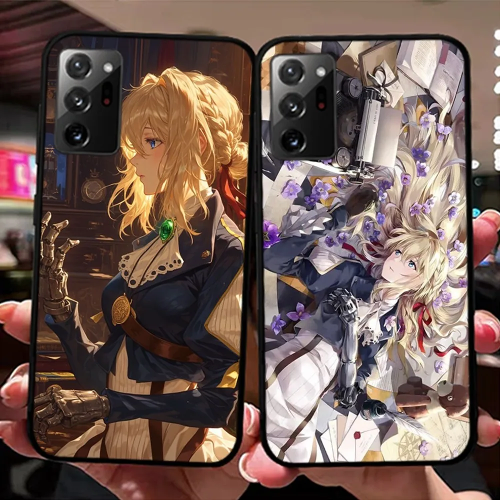 

Violet Evergarden Phone Case For Samsung Note 8 9 10 20 Pro Plus Lite M 10 11 20 30 21 31 51 A 21 22 42 02 03