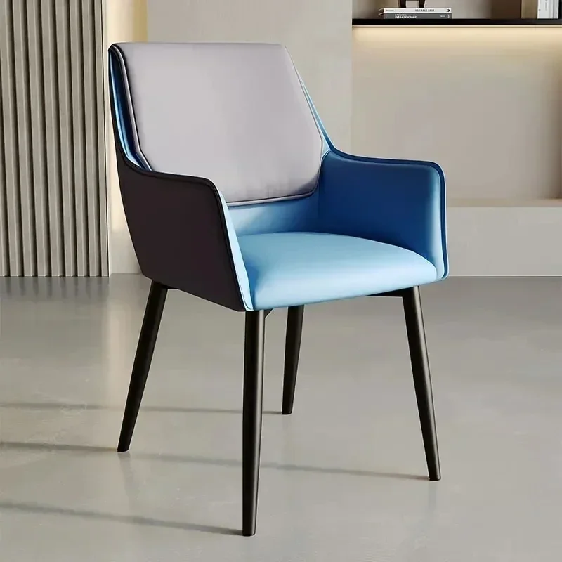 PU Leather Nordic Dining Chair Modern Balcony Wedding Vanity Dining Chair Kitchen Dining Chair Comedor Home Furniture BL50DC