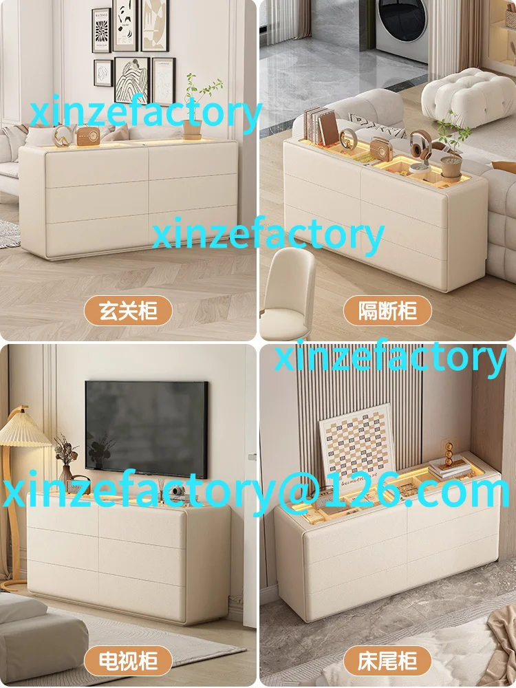 

Customizable French Cream Style Master Bedroom Bedside Bucket Cabinet Jewelry Cabinet Light Luxury Advanced Art Designer Room Lo