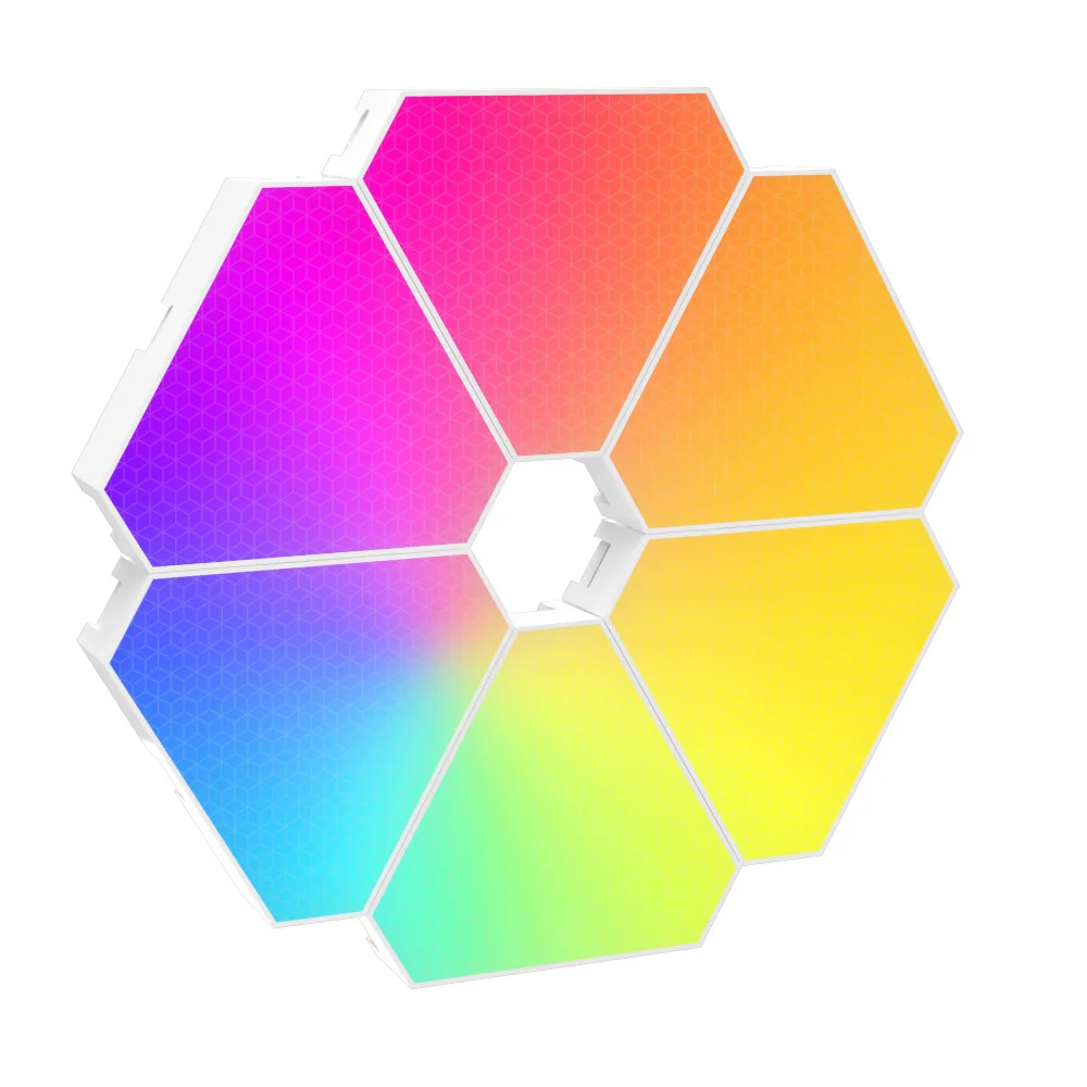 Gaming Room Background Wall LED Decoration – RGB Smart Splicing Version, App Control, Music Sync, DIY