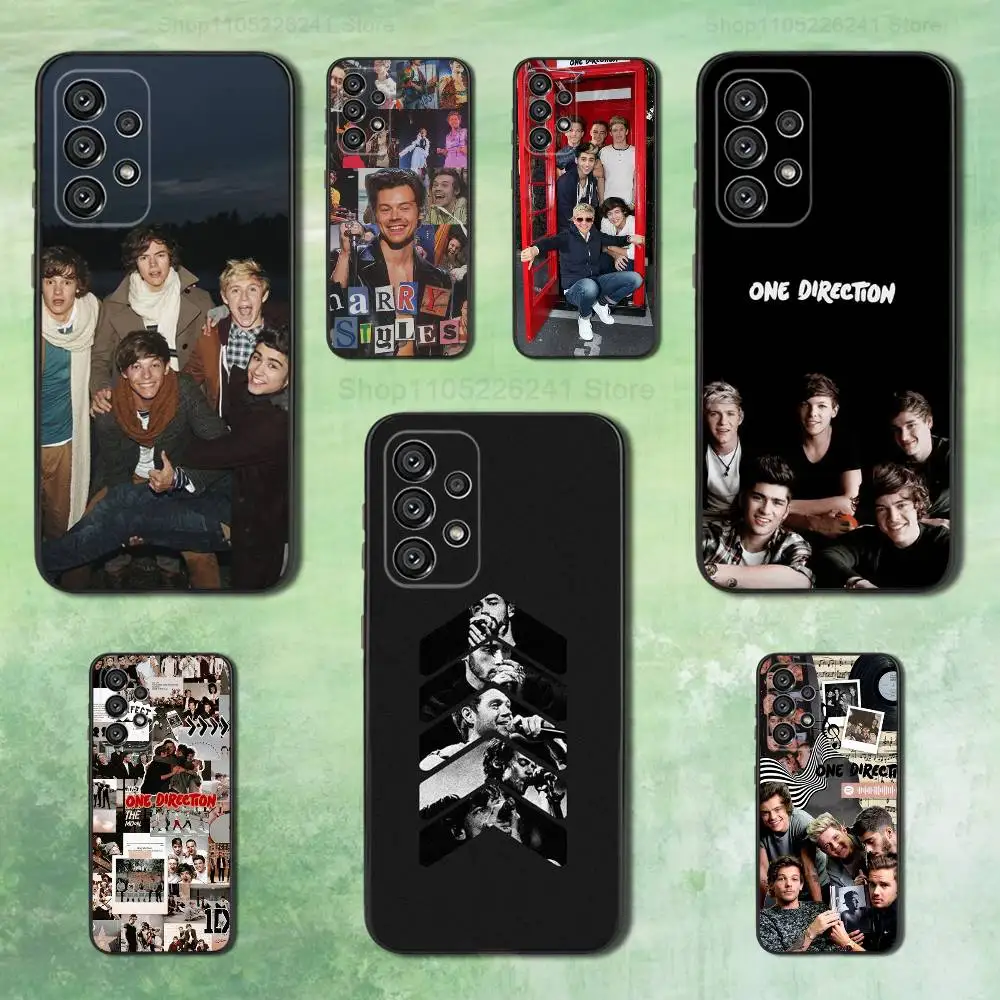 

Band O-One D-DireCtion Phone Case For Samsung Galaxy A73,31,32,72,41,53,52,71,22,5G,Note,J7,8,9 Soft Black Silicone Cover