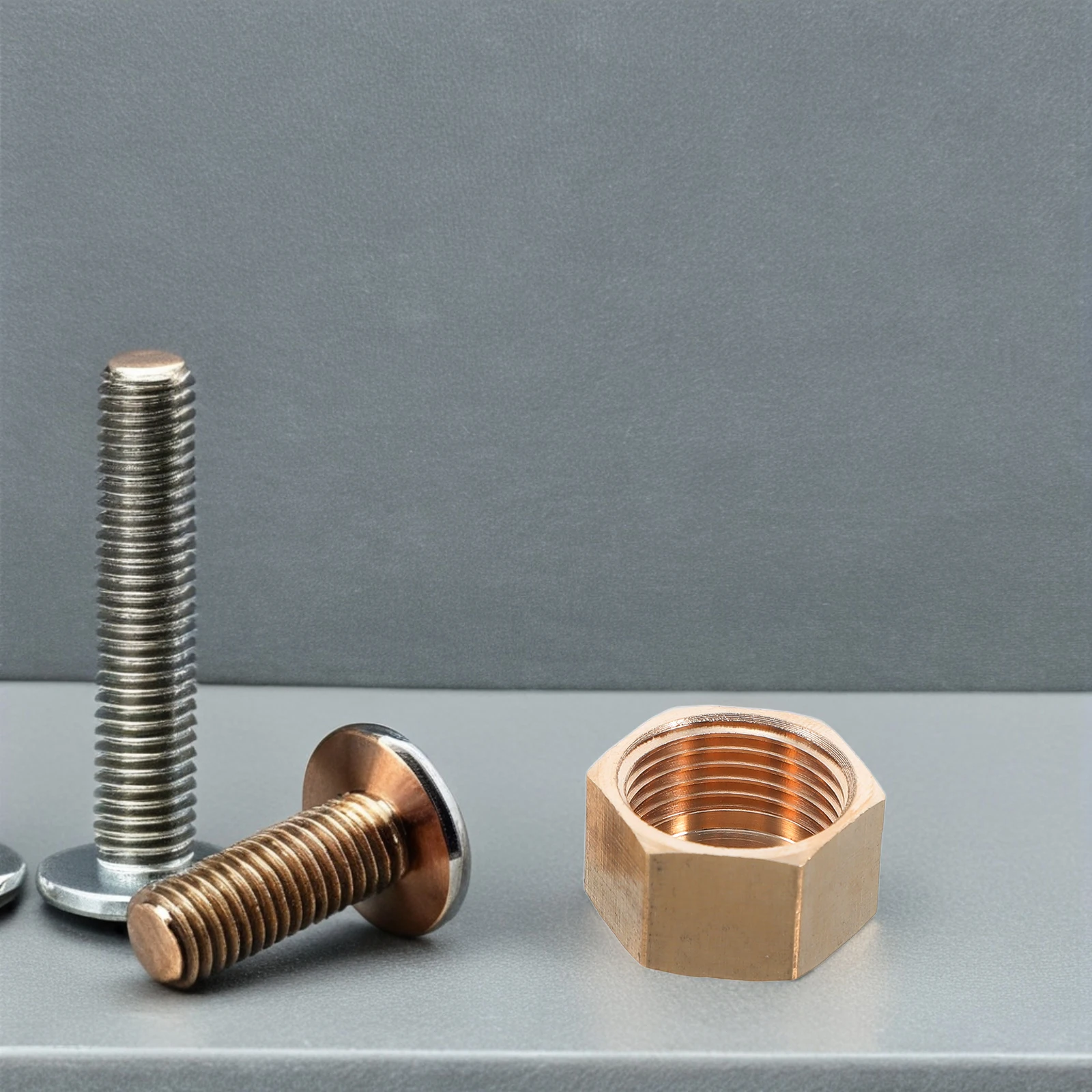 

10pcs Copper Pipe Plug Caps for Water Gas 3 8 Inch Compression Fittings Durable Brass Threaded Stop Valve Smooth Surface Easy