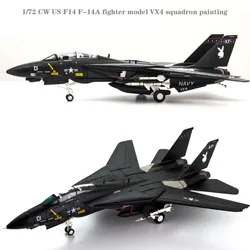 Fine 1/72 CW US F14 F-14A fighter model  VX4 squadron painting  Finished alloy collection model