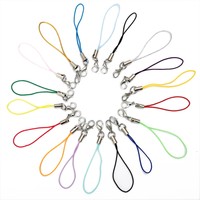 10Pcs/Lot Lanyard Lariat Strap Cords Lobster Clasp For DIY Keychain Hooks Charms Keyring Jewelry Making Supplies Accessories