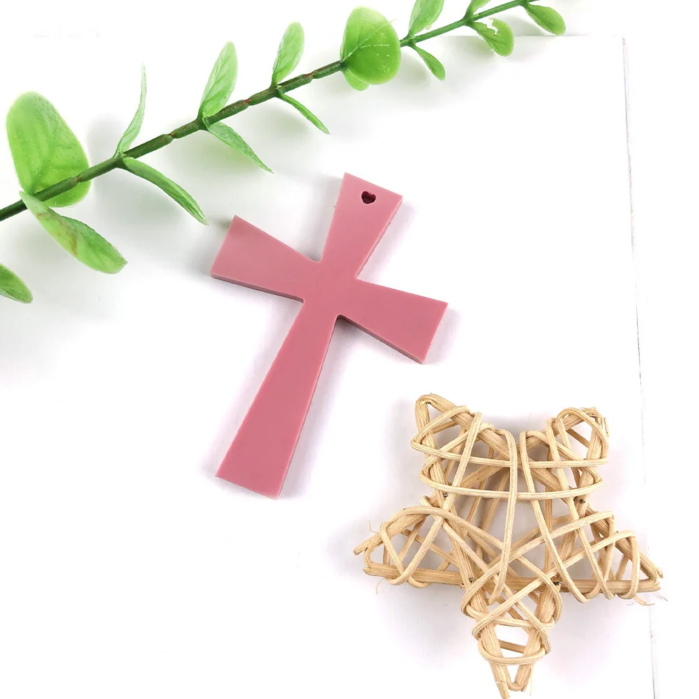 

Silicone Cross Pendant Mold Diy Epoxy Resin Crafts Smooth Flexible Casting Molds Jewelry Making Tool Handicraft Supplies