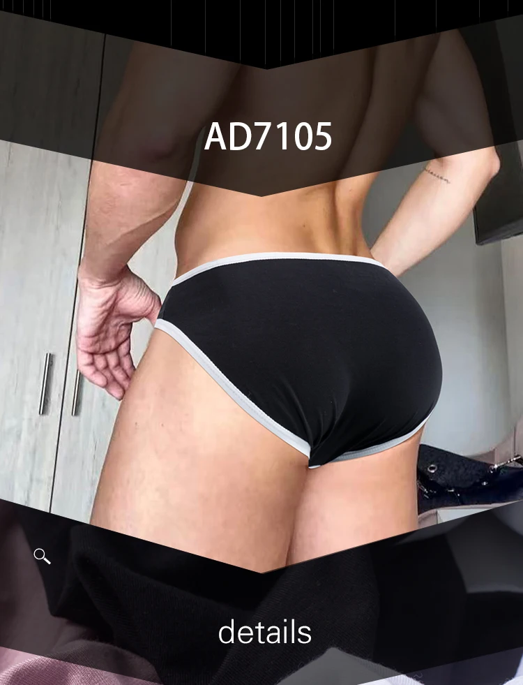 Herren-Unterhose aus Modal mit 3D-Tasche, sportlich, atmungsaktiv, hautfreundlich, weiche Unterwäsche, hochelastische Unterhose für den täglichen Gebrauch – Detail 3