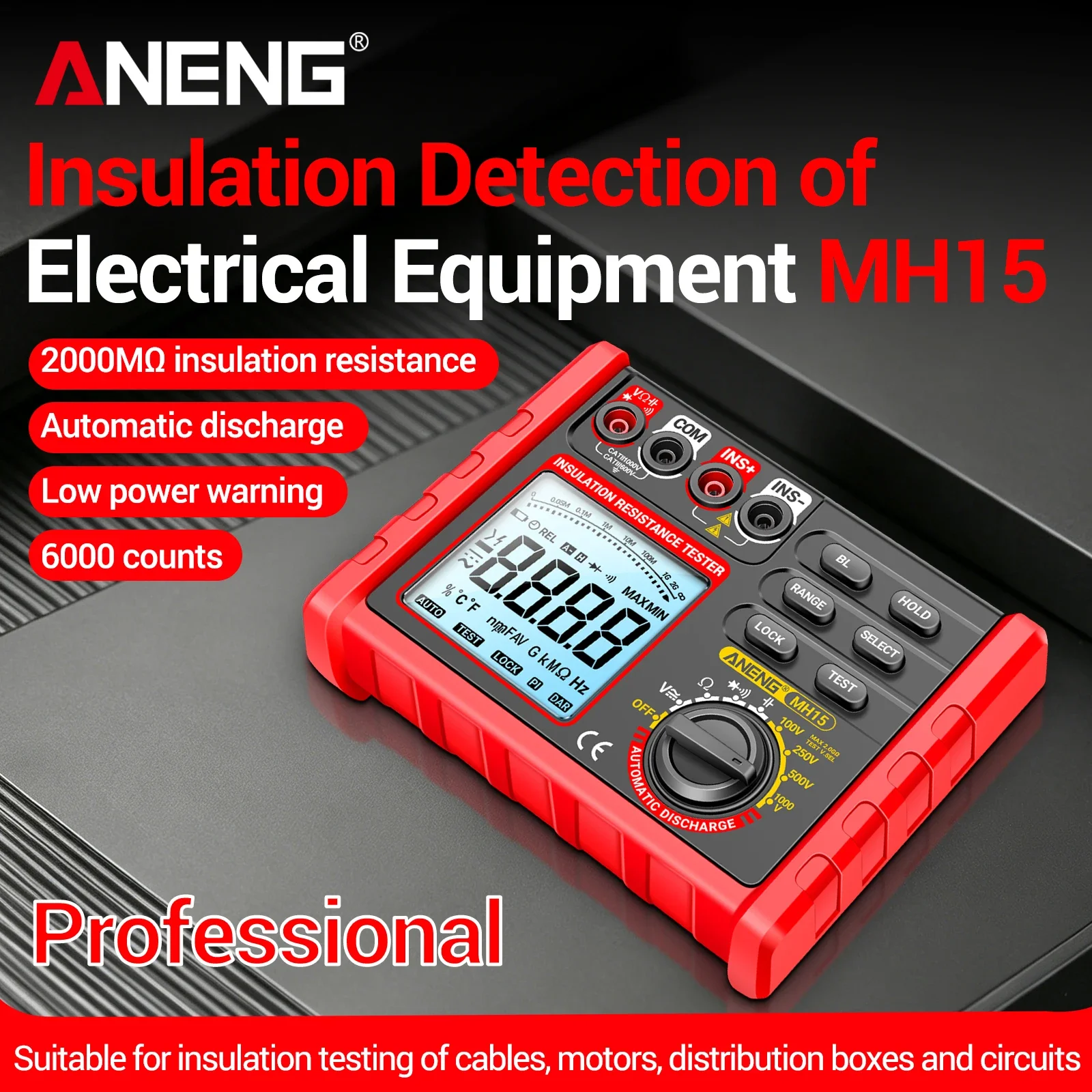 aneng-mh15-insulation-resistance-tester-6000-counting-multi-level-megohmmeter-industrial-equipment-high-voltage-line-detection