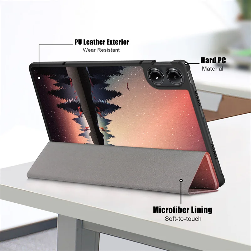 Voor Xiaomi Poco Pad Hoesje Opvouwbare Standaard Magnetische Slimme Tablet Voor Xiaomi Redmi Pad Pro Case 2024 12.1 Inch Auto Slaap/Waak