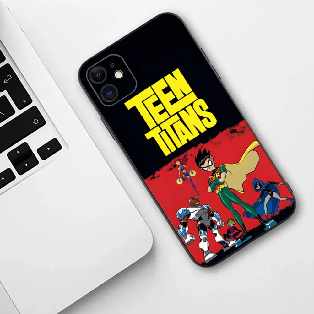 Teen Cartoon T-TitanS  Phone Case For iPhone 15,14,13,12,11,Plus,Pro Max,XS,X,XR,SE,Mini,8,7 Soft Silicone Cover