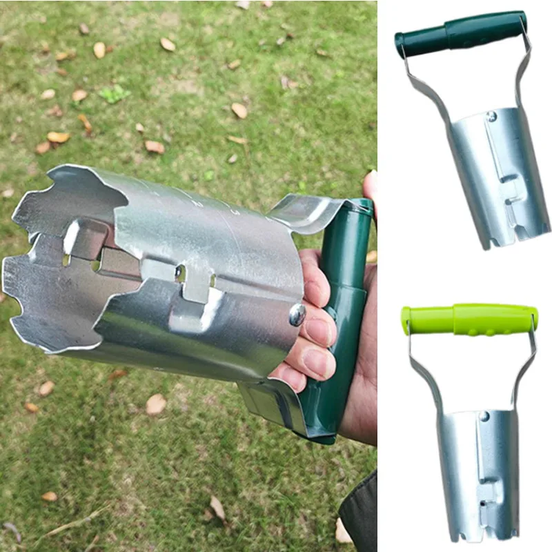 Stainless Seeder Excavator Horticultural Hole Drilling Seedling Transplanting Flower Planting Seedling Disseminators For Garden