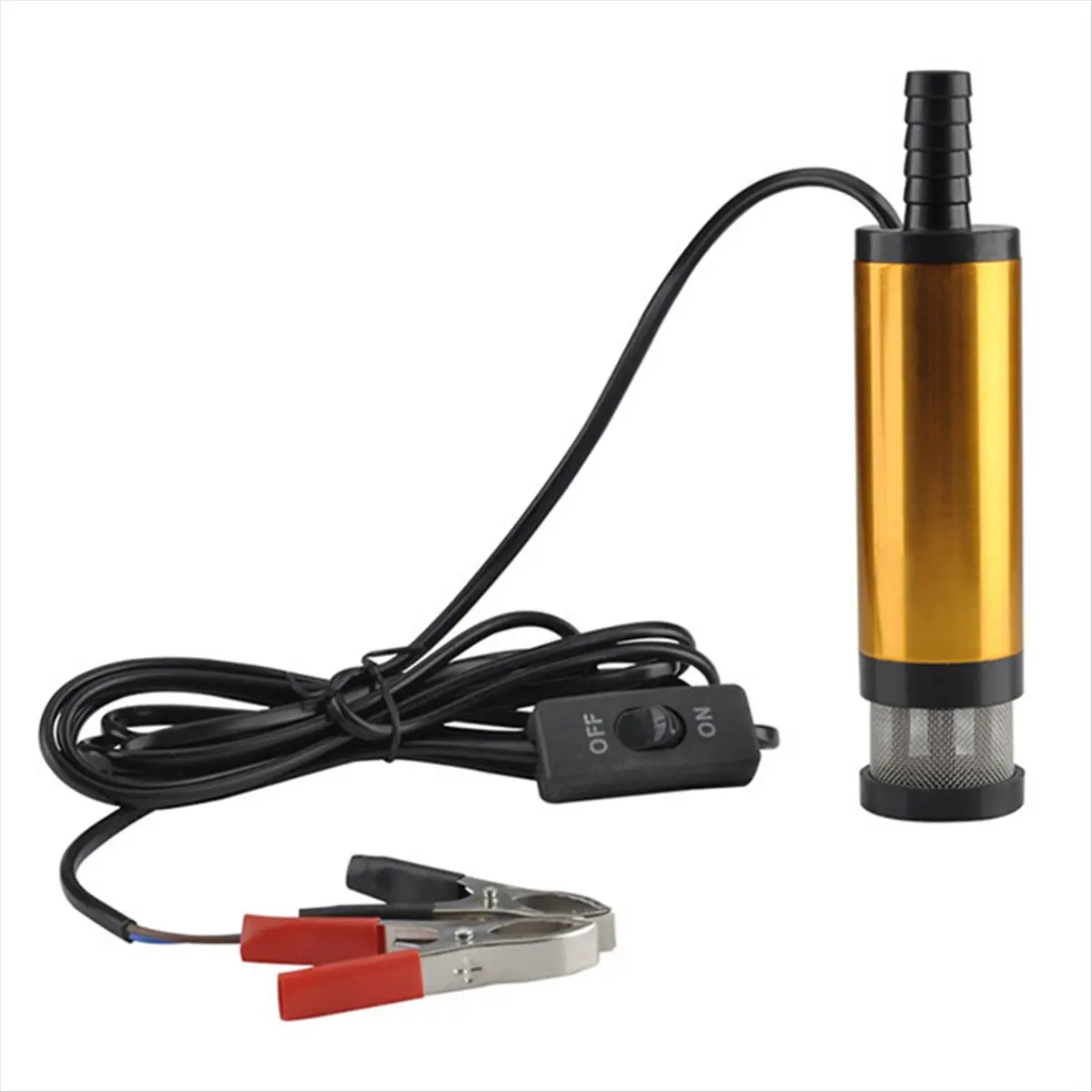 L49A Car Electric Fuel Pump DC 12V 38mm for Automatic Pumping Water Submersible 12L/Min Fuel Transfer Pump Aluminum