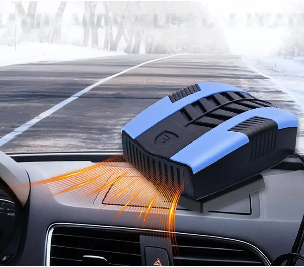 

Портативный автомобильный обогреватель 12 В с 360° ° Вращение - Синий