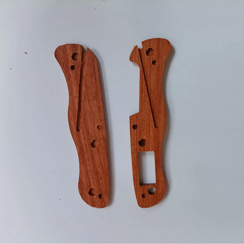 1 Pair Natural Solid Wood Grip Handle Patches Scales for 111MM Victorinox Swiss Army Knives DIY Making Accessories Parts